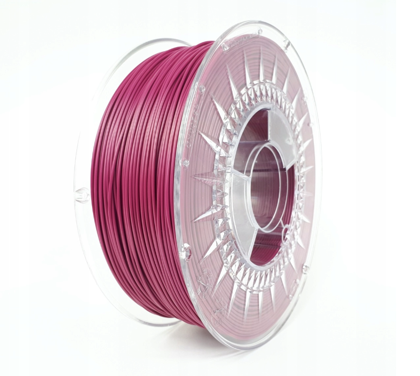 Filament: PLA 1,75mm lila 200-235°C 1kg ±0,05mm , Rosu Raspberry , Devil Design